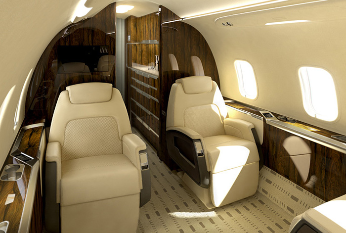 Interior Renderings of Bombardier 